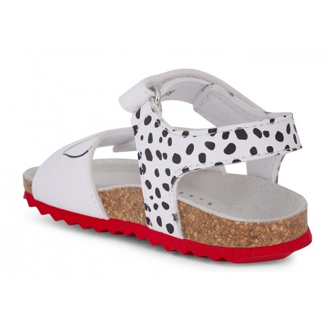 Sandale Geox B Sandal Chalki Girl B452RB 0003W C0404 White Black