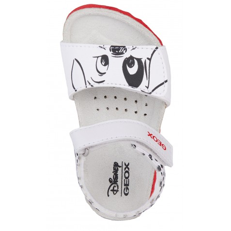 Sandale Geox B Sandal Chalki Girl B452RB 0003W C0404 White Black