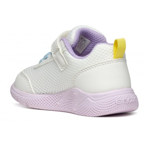 Sneakers Geox J Sprintye G B Mesh Geobuck J36Fwb 01454 C0761 White Liliac
