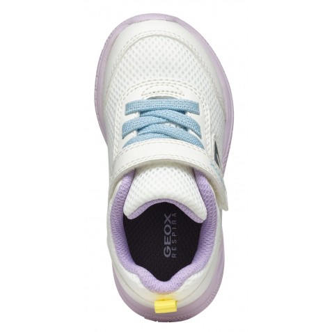 Sneakers Geox J Sprintye G B Mesh Geobuck J36Fwb 01454 C0761 White Liliac