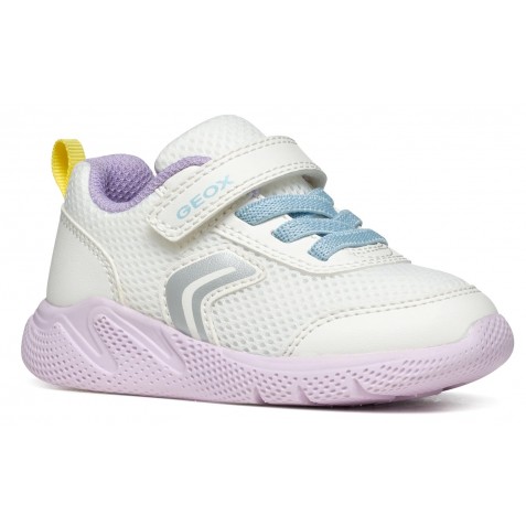 Sneakers Geox J Sprintye G B Mesh Geobuck J36Fwb 01454 C0761 White Liliac