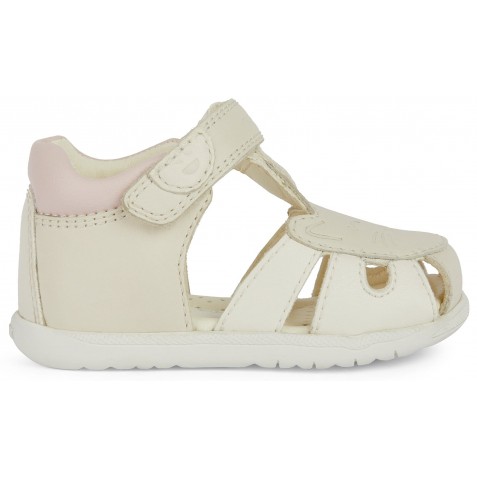 Sandale Geox B Macchia Girl B454WA 08554 C1M8W Lt Ivory Lt Rose