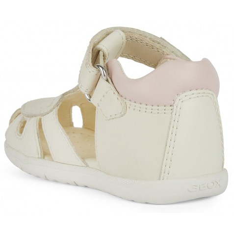 Sandale Geox B Macchia Girl B454WA 08554 C1M8W Lt Ivory Lt Rose