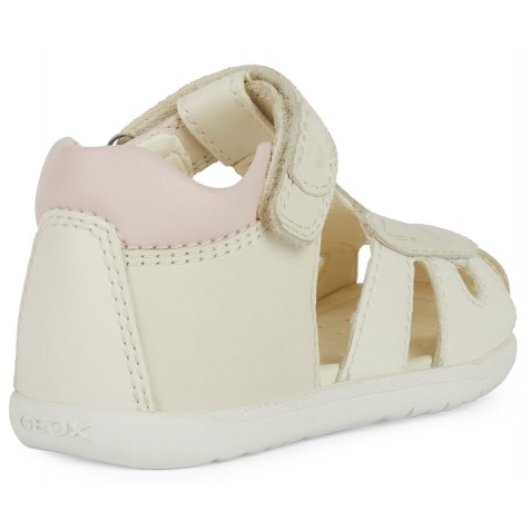 Sandale Geox B Macchia Girl B454WA 08554 C1M8W Lt Ivory Lt Rose