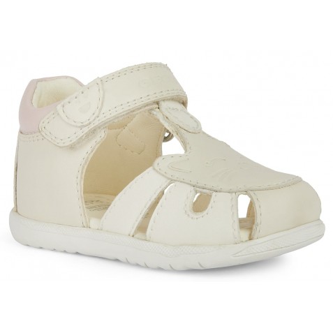 Sandale Geox B Macchia Girl B454WA 08554 C1M8W Lt Ivory Lt Rose