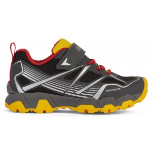 Sneakers Geox J Magnetar Boy B Abx J453ZC 0FU9J C0070 Dk Grey Yellow