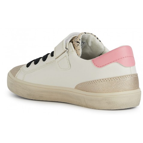 Sneakers Geox J Gisli Girl J454ND 0BCQD C1M2U Lt Ivory Platinum Sneakers Geox J Gisli Girl J454ND 0BCQD C1M2U Lt Ivory Platinum
