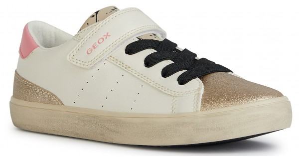 【楽天ランキング1位】 Sneakers Geox J Gisli Girl J454ND 0BCQD C1M2U Lt Ivory バッグ