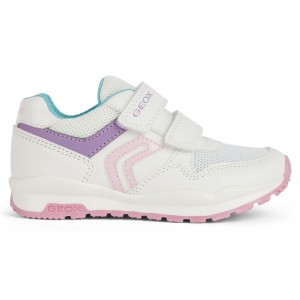 Sneakers Geox J Pavel Girl J458CA 0BC14 C0406 White Pink