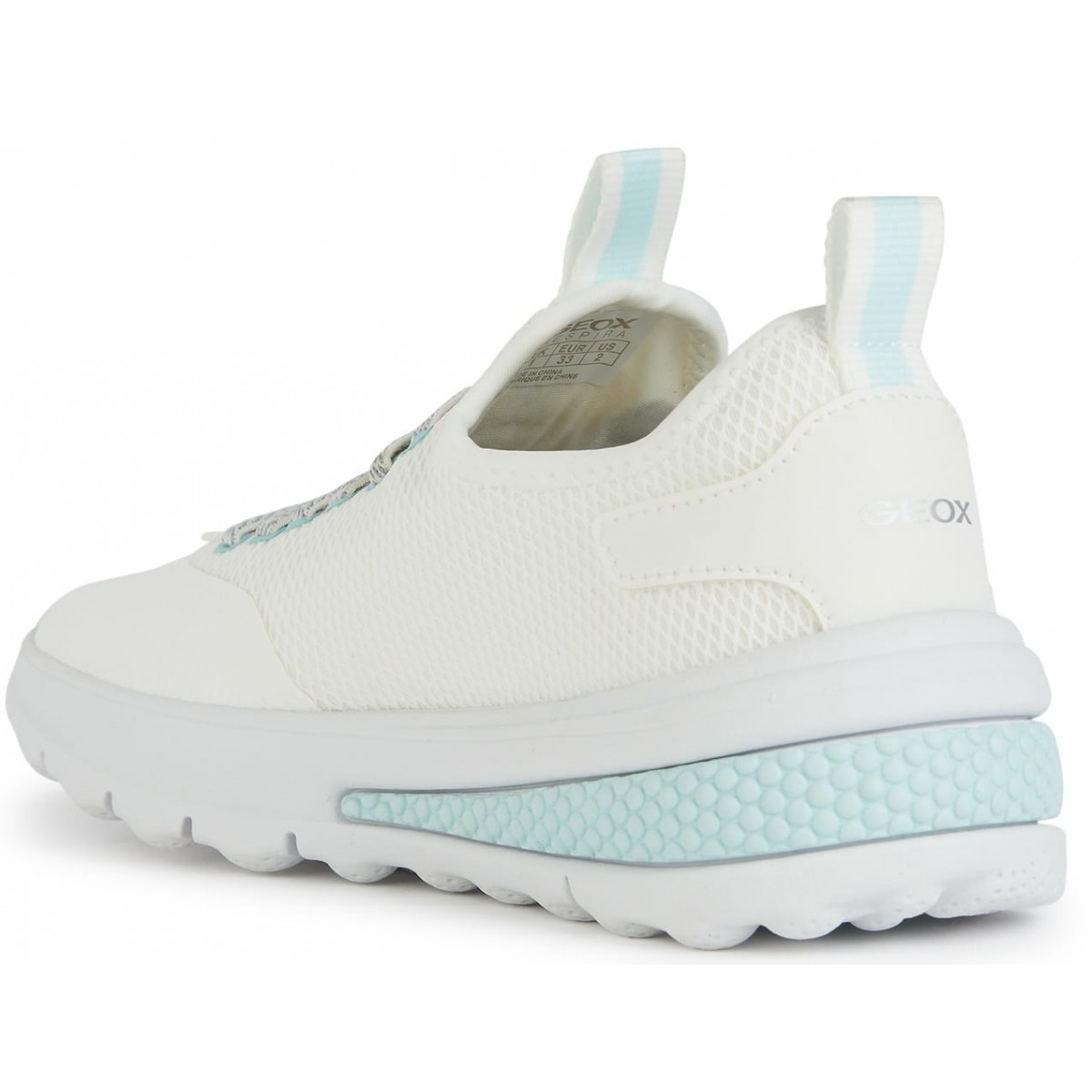 Sneakers Geox J Activart Girl J45LXB 0159J C0817 White Watersea