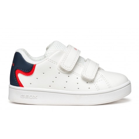 Sneakers Geox B Eclyper A Vit Sint B365La 000Bc C0653 White Multicolor