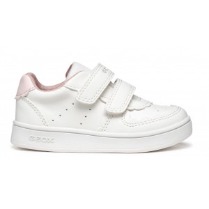 Sneakers Geox B Eclyper A Vit Sint B555Ma 000Bc C0814 White Lt Pink