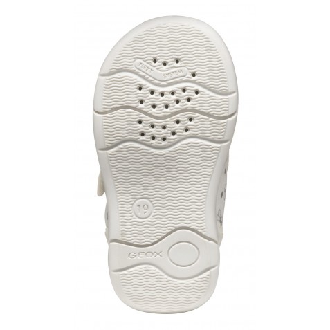 Sneakers Geox B Zapito A Tela Stamp Gbk B556Da 0Aw54 C0007 White Silver