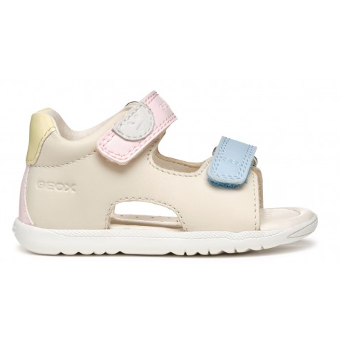 Sandale Geox B S Macchia G A Nap Ver Sin B254Wa 08502 C1M2M Lt Ivory Lt Yellow