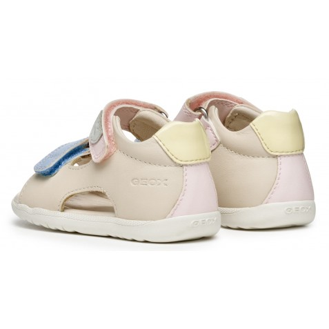 Sandale Geox B S Macchia G A Nap Ver Sin B254Wa 08502 C1M2M Lt Ivory Lt Yellow