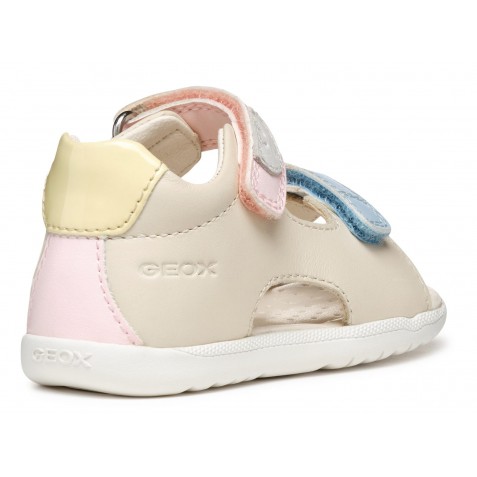 Sandale Geox B S Macchia G A Nap Ver Sin B254Wa 08502 C1M2M Lt Ivory Lt Yellow