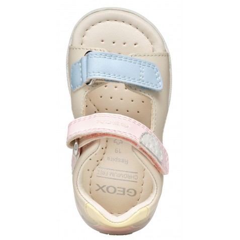 Sandale Geox B S Macchia G A Nap Ver Sin B254Wa 08502 C1M2M Lt Ivory Lt Yellow