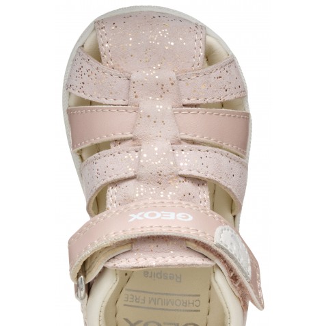 Sandale Geox B S Macchia G B Cam St Sin B254Wb 007Bc C8556 Rose Off White