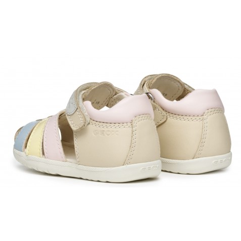 Sandale Geox B S Macchia G B Nap Ver Sin B254Wb 08502 C1M2M Lt Ivory Lt Yellow