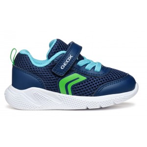 Sneakers Geox B Sprintye B C Mesh Geobuck B454Uc 01454 Cf43U Navy Lt Green