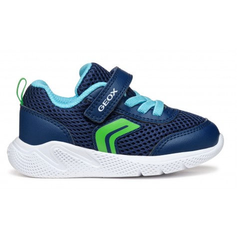 Sneakers Geox B Sprintye B C Mesh Geobuck B454Uc 01454 Cf43U Navy Lt Green Sneakers Geox B Sprintye B C Mesh Geobuck B454Uc 01454 Cf43U Navy Lt Green