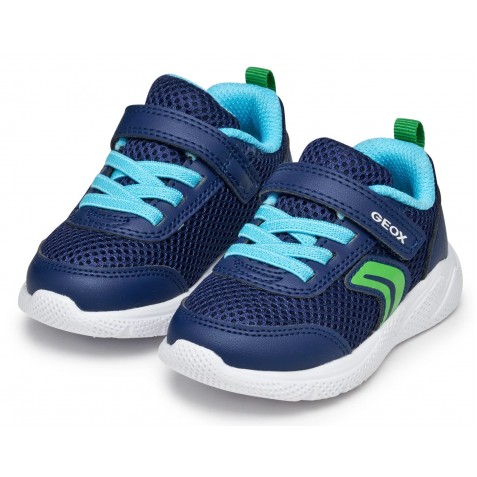 Sneakers Geox B Sprintye B C Mesh Geobuck B454Uc 01454 Cf43U Navy Lt Green Sneakers Geox B Sprintye B C Mesh Geobuck B454Uc 01454 Cf43U Navy Lt Green
