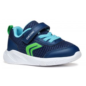 Sneakers Geox B Sprintye B C Mesh Geobuck B454Uc 01454 Cf43U Navy Lt Green