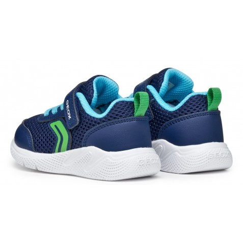 Sneakers Geox B Sprintye B C Mesh Geobuck B454Uc 01454 Cf43U Navy Lt Green Sneakers Geox B Sprintye B C Mesh Geobuck B454Uc 01454 Cf43U Navy Lt Green
