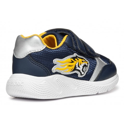 Sneakers Geox B Sprintye B B Mesh Geobuck B554Ub 01454 C4229 Navy Dk Yellow