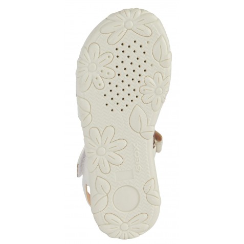 Sandale Geox J S Haiti G D Sint Perl J458Zd 000Nf C0459 White Silver