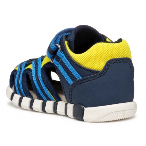 Sandale Geox B Sandal Iupidoo A Dbk Mesh B555Pa 05014 C4502 Navy Fluo Yellow