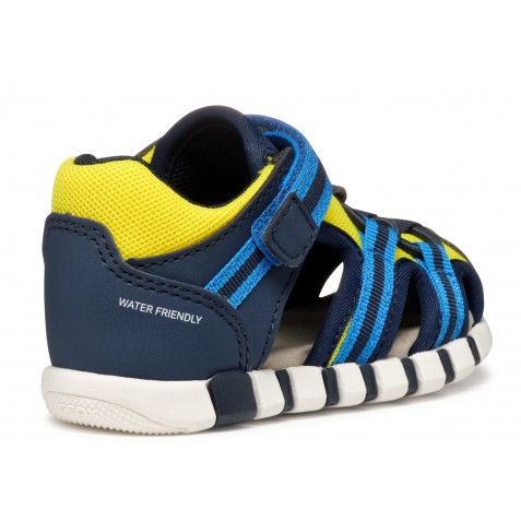 Sandale Geox B Sandal Iupidoo A Dbk Mesh B555Pa 05014 C4502 Navy Fluo Yellow