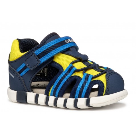 Sandale Geox B Sandal Iupidoo A Dbk Mesh B555Pa 05014 C4502 Navy Fluo Yellow