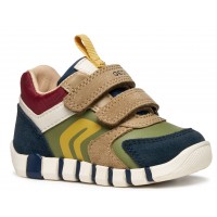 Sneakers Geox B Iupidoo B3555D 05422 CF4E3 Navy Pistachio