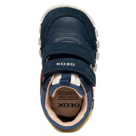 Sneakers Geox B Iupidoo B3555D 05422 C4244 Navy Dk Red