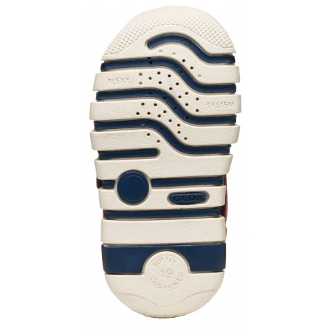 Sneakers Geox B Iupidoo B3555D 05422 C4244 Navy Dk Red