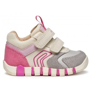 Sneakers Geox B Iupidoo B3558C 05422 C0874 Grey Fuchsia