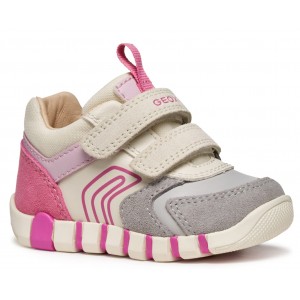 Sneakers Geox B Iupidoo B3558C 05422 C0874 Grey Fuchsia