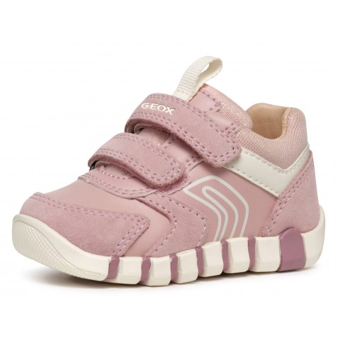 Sneakers Geox B Iupidoo B3558C 05422 C8047 Old Rose Ivory
