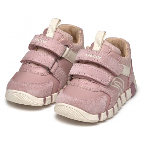 Sneakers Geox B Iupidoo B3558C 05422 C8047 Old Rose Ivory