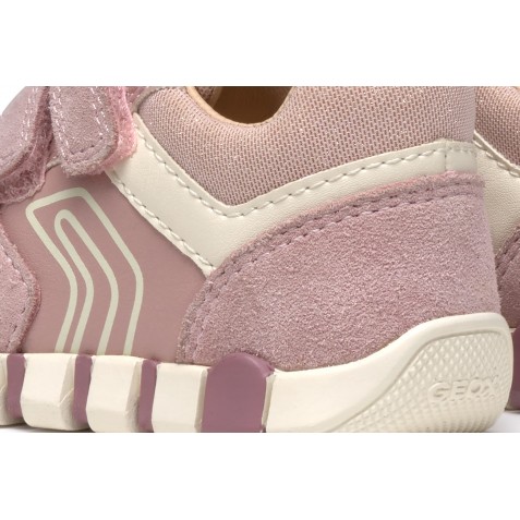 Sneakers Geox B Iupidoo B3558C 05422 C8047 Old Rose Ivory