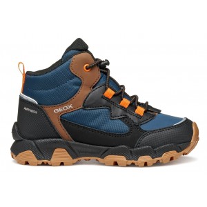 Ghete impermeabile Geox J Magnetar J463ZC 050FU C0948 Navy Brown