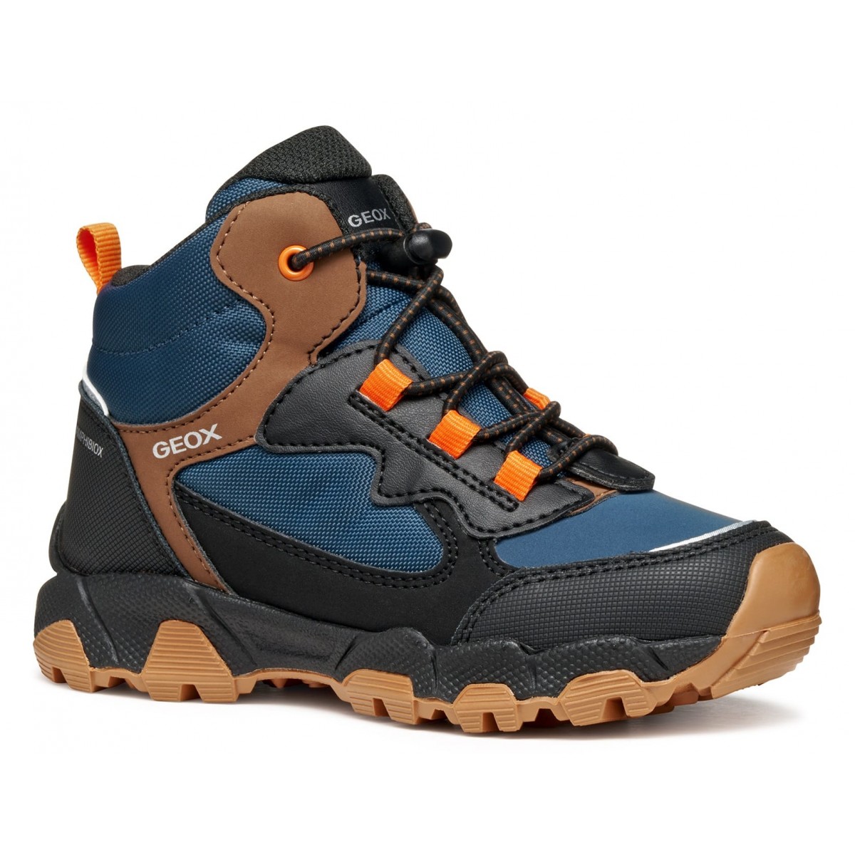 Ghete impermeabile Geox J Magnetar J463ZC 050FU C0948 Navy Brown