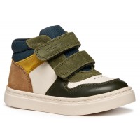 Ghete Geox B Nashik B465NA 08522 C1M3X Lt Ivory Dk Green Ghete Geox B Nashik B465NA 08522 C1M3X Lt Ivory Dk Green