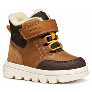 Cizme de zăpadă Geox B Willaboom B365BC 0ME22 C6654 Tobacco Dk Brown