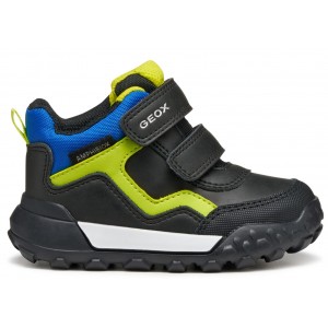 Ghete impermeabile Geox B Trekkyup B566LB 0MEFU C9299 Black Fluo Green