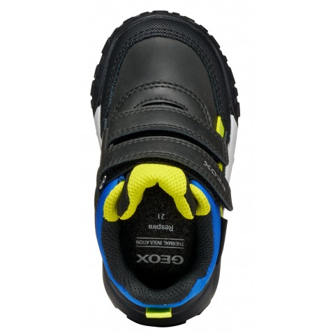 Ghete impermeabile Geox B Trekkyup B566LB 0MEFU C9299 Black Fluo Green