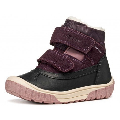 Ghete de zăpadă Geox B Omar B462LC 022FU C9228 Black Dk Purple