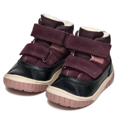 Ghete de zăpadă Geox B Omar B462LC 022FU C9228 Black Dk Purple