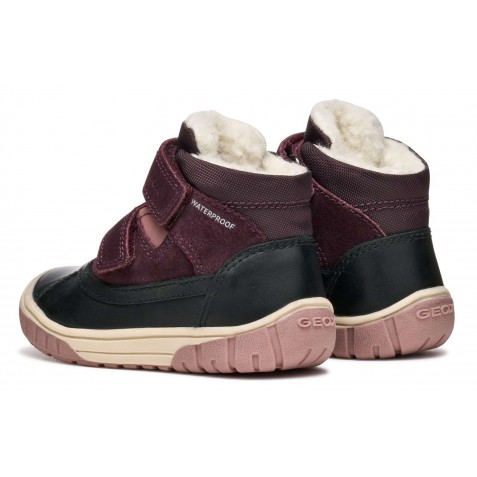 Ghete de zăpadă Geox B Omar B462LC 022FU C9228 Black Dk Purple